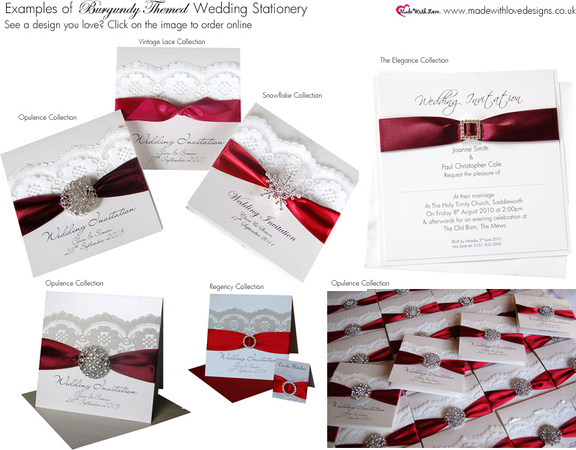 Burgundy Wedding Invitation Page has been updated