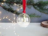Led fairy light Christmas tree green personalised bauble from £14.95 www.madewithlovedesigns.co.uk 7